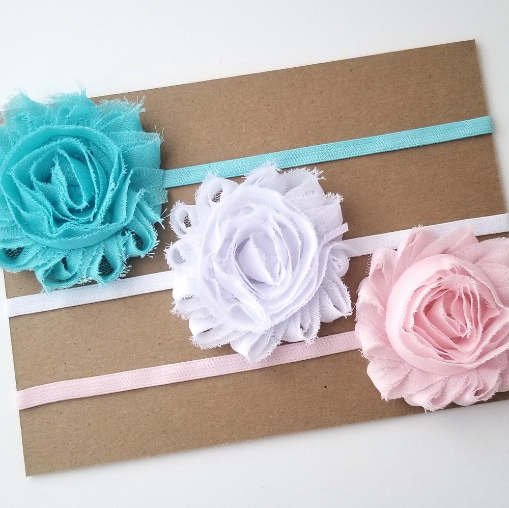 Set of 3 Newborn Headbands